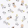 Cotton Jersey Snoopy and Charlie Brown – white,  thumbnail number 1