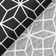 Decor Fabric Canvas Kaleidoscope – black/white,  thumbnail number 4
