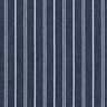 Pinstripes lightweight stretchy denim – navy blue,  thumbnail number 1
