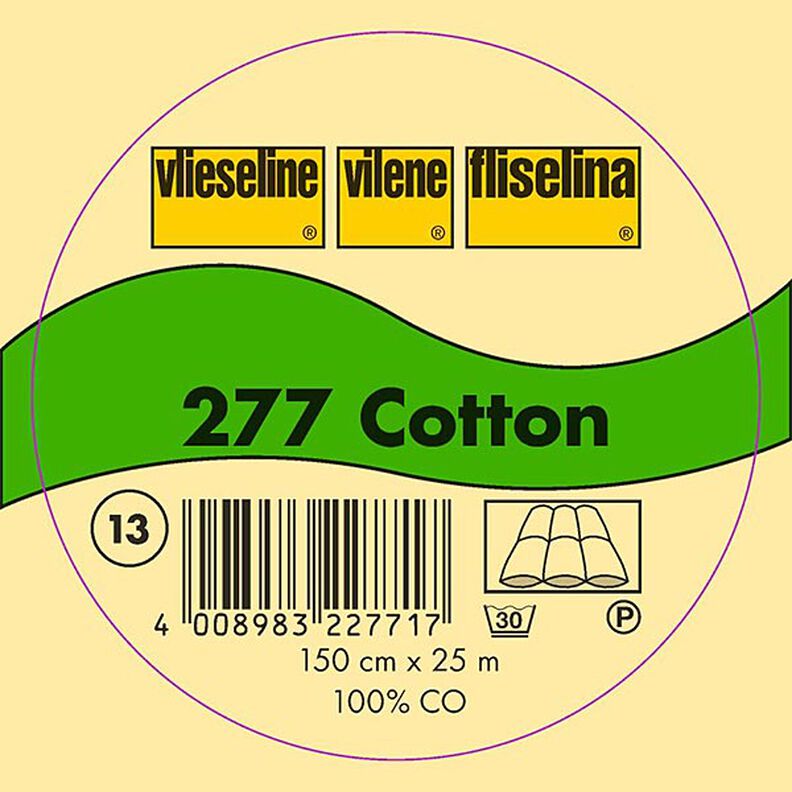 277 Cotton Volume Fleece | Vilene – white,  image number 2