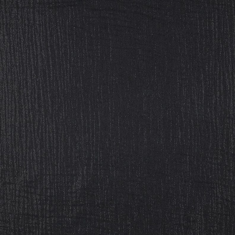 Double Gauze/Muslin Fine Glitter Dots | Poppy Fabrics – black,  image number 4