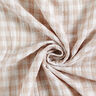 Double Gauze/Muslin Yarn dyed gingham – natural/white,  thumbnail number 5
