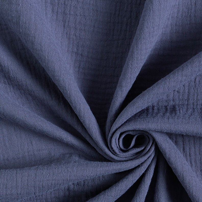 Double Gauze/Muslin – denim blue,  image number 1