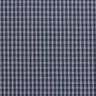 Shirt fabric double check – navy blue/burgundy,  thumbnail number 1