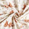 Cotton Poplin Hare and Bear Digital Print – ivory,  thumbnail number 3