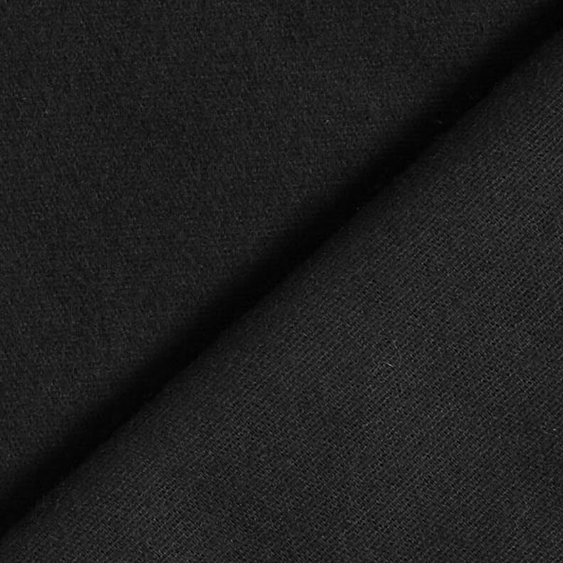 Cotton Flannel Plain – black,  image number 4