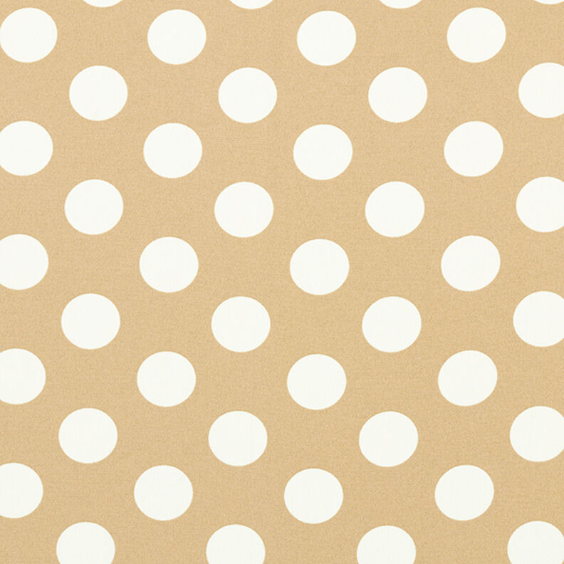 Crepe Weave polka dots [2.5 cm] – beige,  image number 1