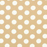 Crepe Weave polka dots [2.5 cm] – beige,  thumbnail number 1