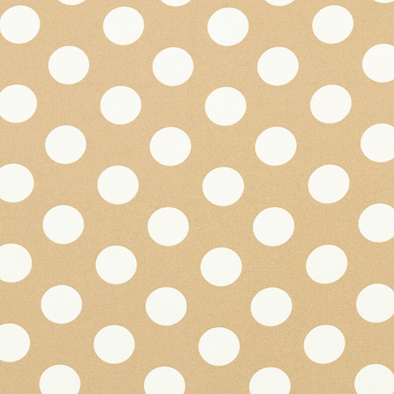 Crepe Weave polka dots [2.5 cm] – beige,  image number 1