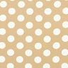Crepe Weave polka dots [2.5 cm] – beige,  thumbnail number 1