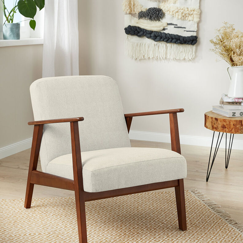 Upholstery Fabric Imitation Leather light embossing – cream,  image number 6