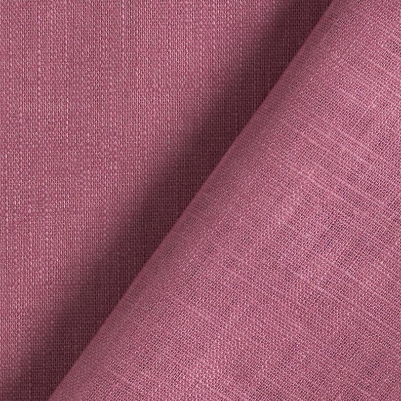 Linen fabric Ramie mix medium – dark dusky pink,  image number 3