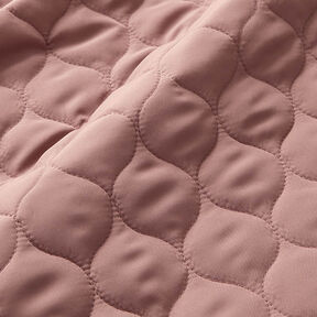 Quilted Fabric Circle Print – dusky pink, 