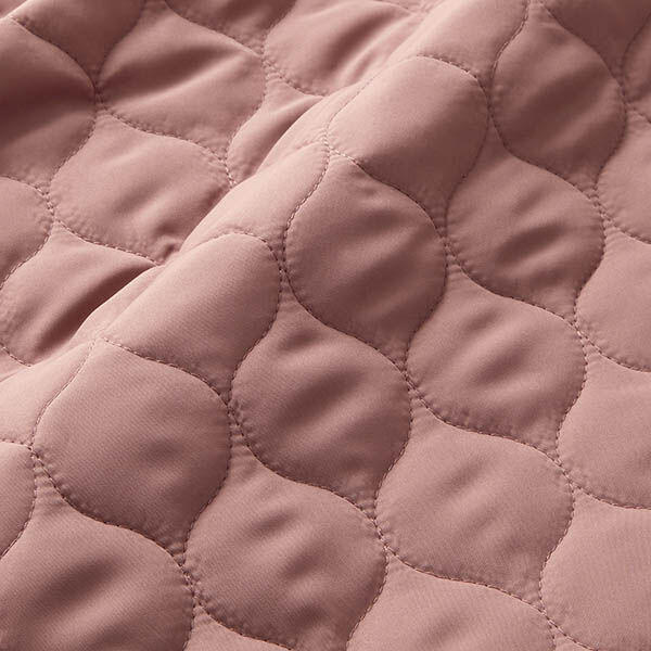 Quilted Fabric Circle Print – dusky pink,  image number 2