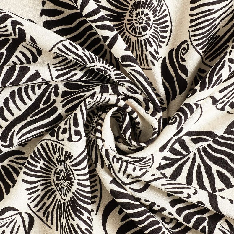 <h2>Viscose Air Flow Fabric Shells, Off-white/Black &ndash; Woven and Digitally Printed</h2>,  image number 3