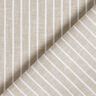 Linen Cotton Blend broad stripes – light taupe/white,  thumbnail number 4