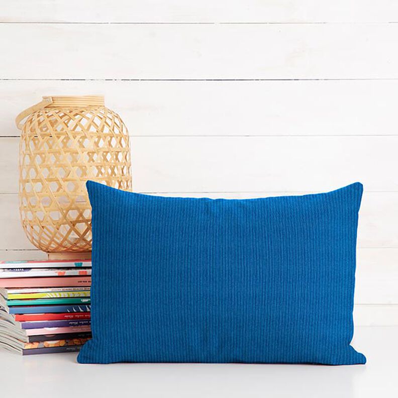 Chunky Corduroy pre-washed Plain – denim blue,  image number 8