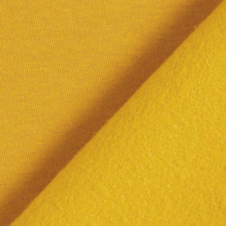 Brushed Sweatshirt Fabric – mustard,  image number 5