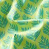 Coated Cotton Abstract Fans – lemon yellow/aqua blue,  thumbnail number 2