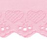 Little Hearts Scalloped Lace [50 mm] - light pink,  thumbnail number 2