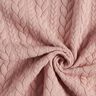 Cabled Cloque Jacquard Jersey – rosé,  thumbnail number 3