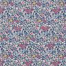 Decor Fabric Half Panama Little Flowers – navy blue,  thumbnail number 1