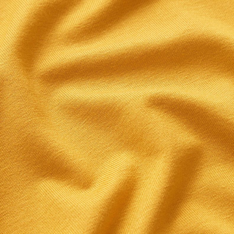 Medium summer jersey viscose – curry yellow,  image number 2