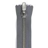 Zip not divisible | metal silver (182) | YKK,  thumbnail number 1