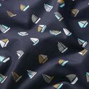 GOTS Batiste Sailboats | Tula – midnight blue, 