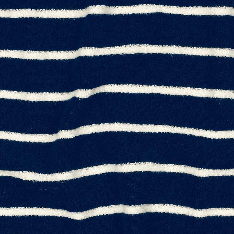 terry cloth jersey Stripes – midnight blue/ivory,  image number 2