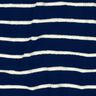 terry cloth jersey Stripes – midnight blue/ivory,  thumbnail number 2