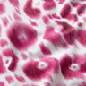 GOTS French terry batik leopard print | TCC x LOOKS by Wolfgang Joop – purple/white,  thumbnail number 3