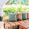 Outdoor Fabric Canvas Stripes – orange/red,  thumbnail number 8