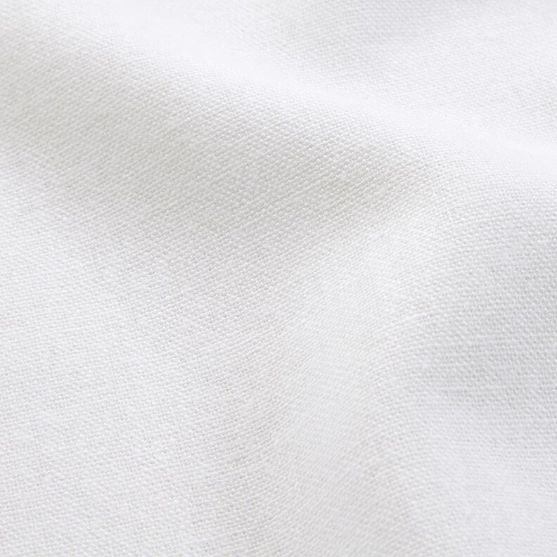 pure heavy linen Plain – white,  image number 2