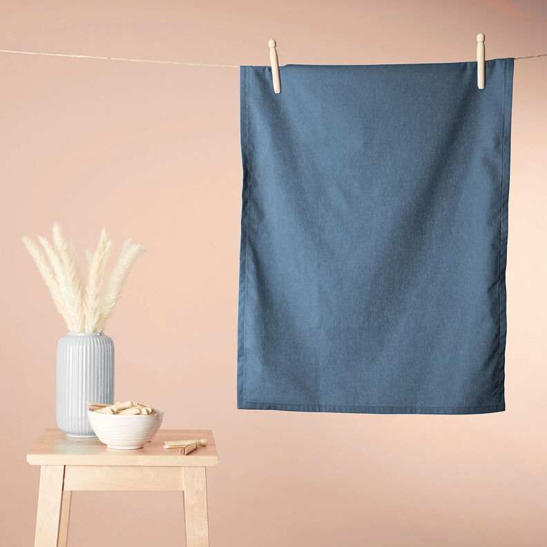 Cotton Cretonne Plain – denim blue,  image number 8