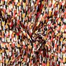 Crepe fabric brush strokes – black/terracotta,  thumbnail number 3
