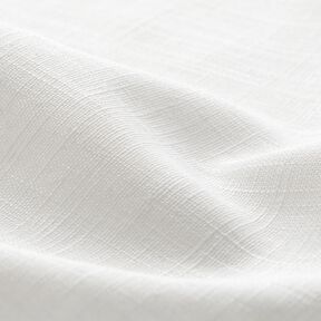 Linen fabric Ramie mix medium – white, 