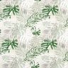 Exotic leaves coated cotton – natural/green,  thumbnail number 1