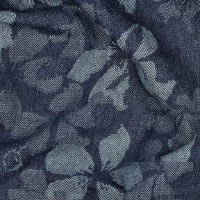 Floral denim cotton blend – denim blue, 