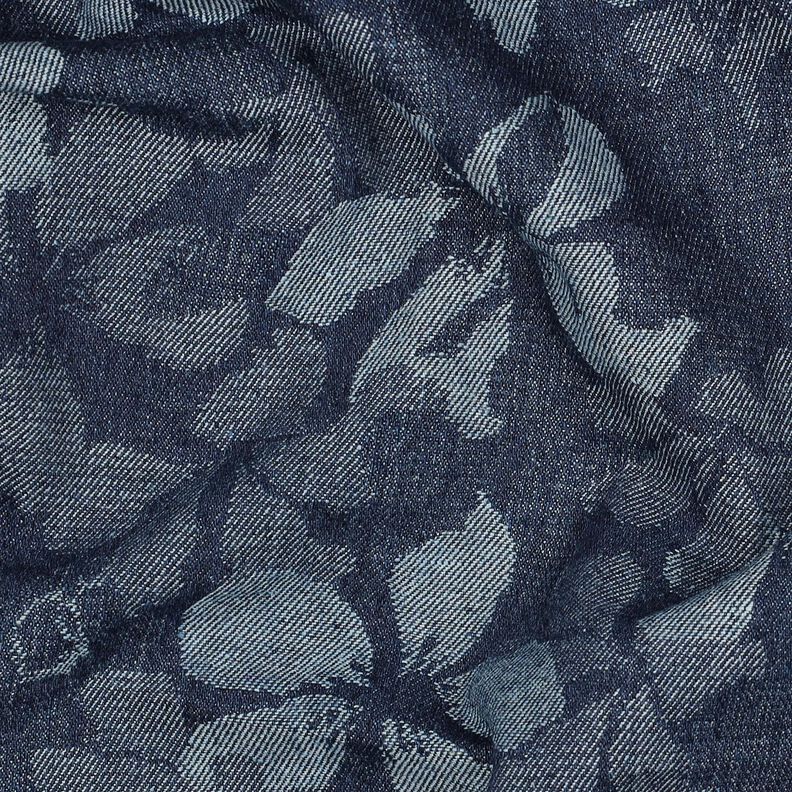Floral denim cotton blend – denim blue,  image number 2