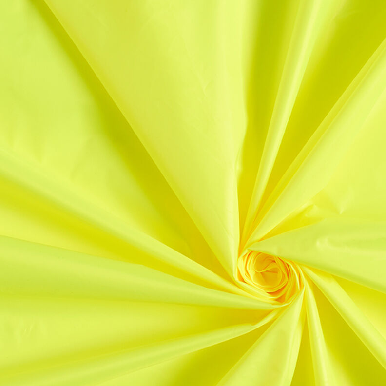 Water-repellent jacket fabric ultra lightweight – neon yellow,  image number 1
