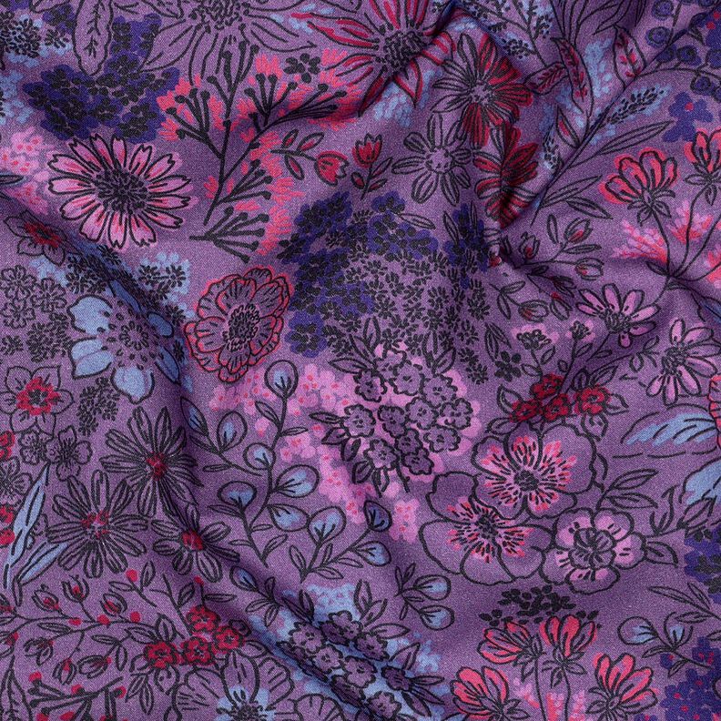 Cotton Poplin wildflowers | Poppy Fabrics – lavender, image number 3