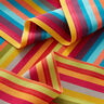 Outdoor Deckchair fabric Longitudinal stripes 45 cm – raspberry/aqua blue,  thumbnail number 2