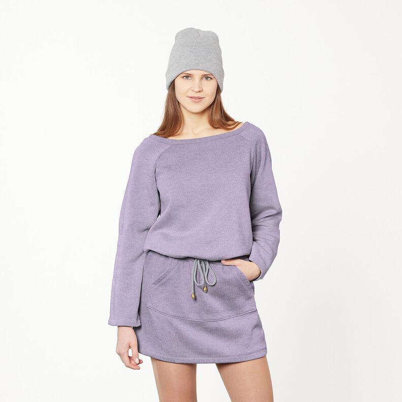 Knit Fabric Viscose Blend Super soft – mauve,  image number 6