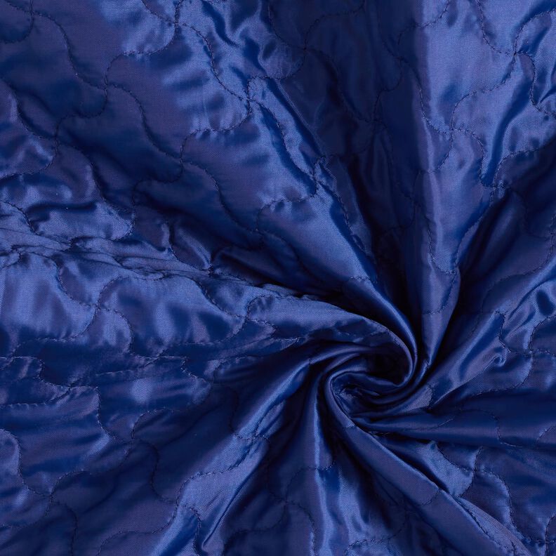 Quilted fabric abstract diamonds – navy blue,  image number 5