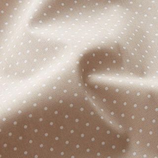 Coated Cotton Little Dots – sand, 