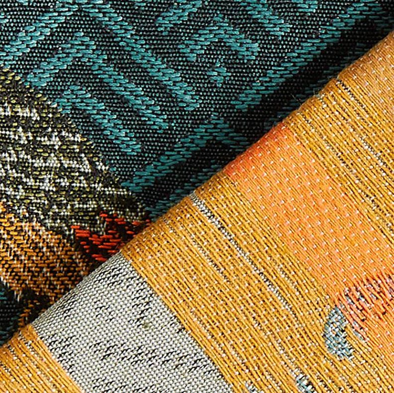 Peacock Tapestry Jacquard – petrol,  image number 4