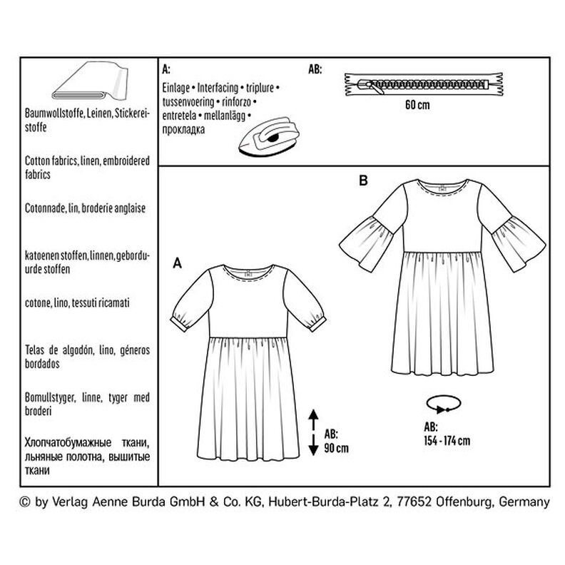 Dress, Burda 6401 | 34 - 44,  image number 6