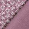 Cotton jersey shiny flowers – aubergine,  thumbnail number 4