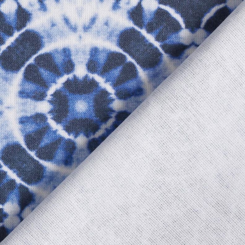 Decor Fabric Canvas Batique Circles – indigo/white, image number 4